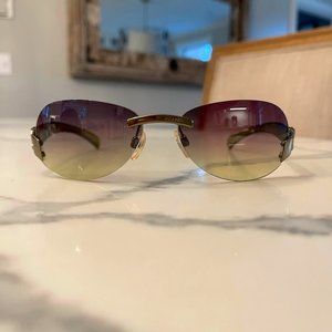 Women's Vintage Chanel Pink Sunglasses — Roots